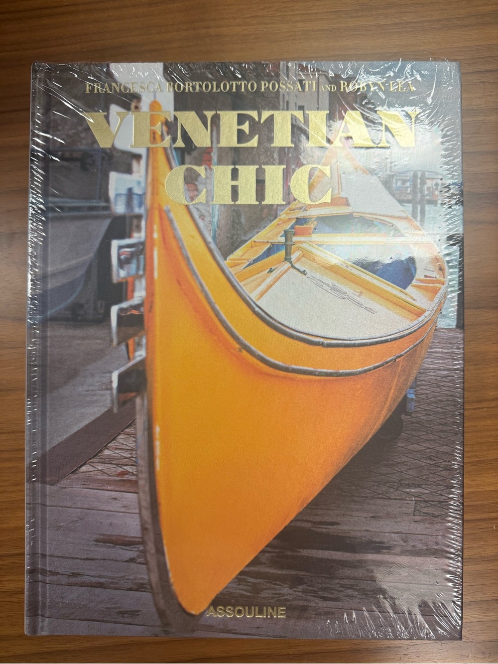 Assouline Venetian Chic Coffee Table Book - Orange Cover